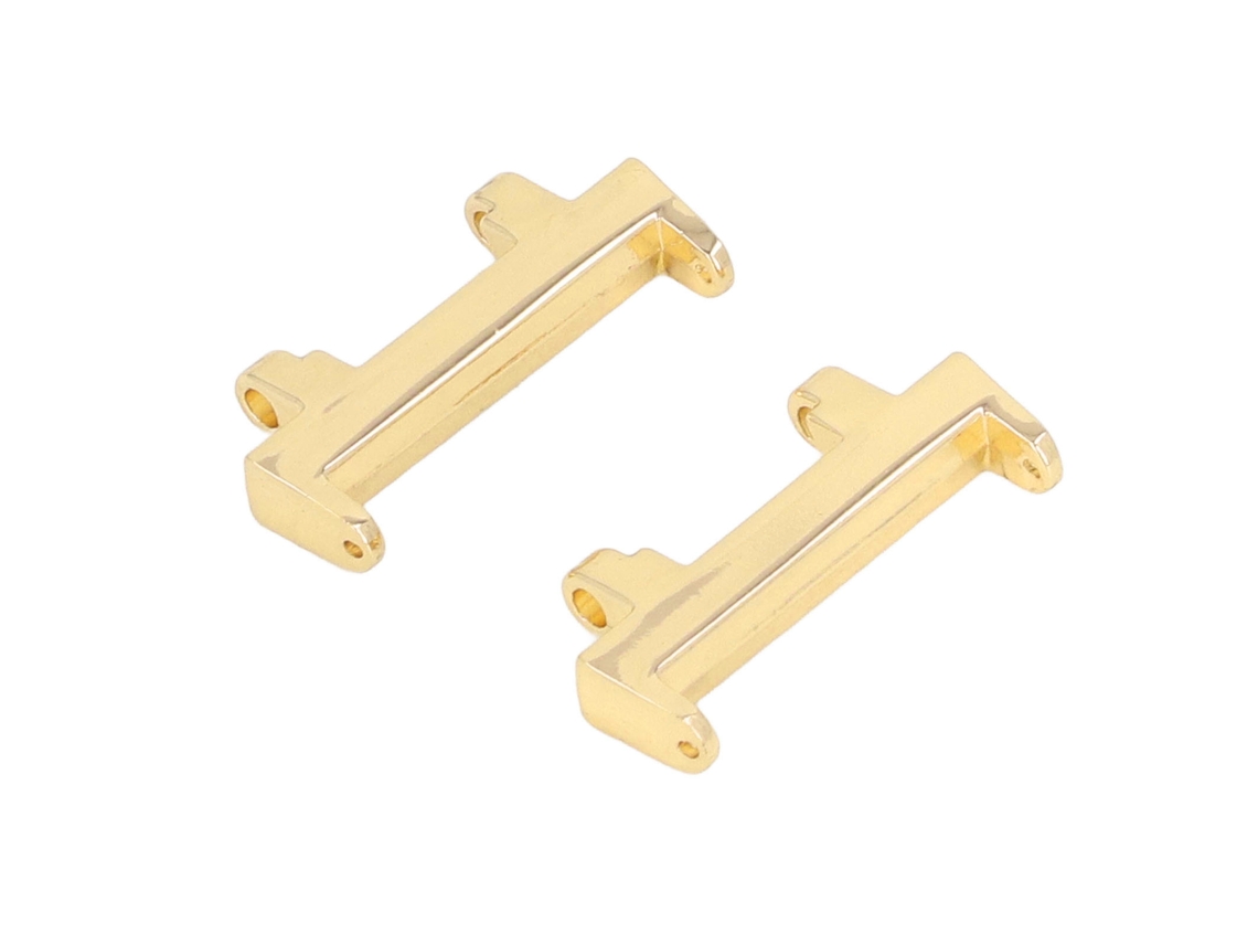 Conector de Pulseira de Relógio Aço Inoxidável para Amazfit Active A2212 22mm Dourado