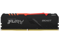 Memória RAM DDR4 KINGSTON FURY Beast RGB (1 x 16 GB - 3200 MHz - CL 16 - RGB)