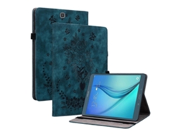 Capa de couro para tablet Webake com estampa de borboleta rosa