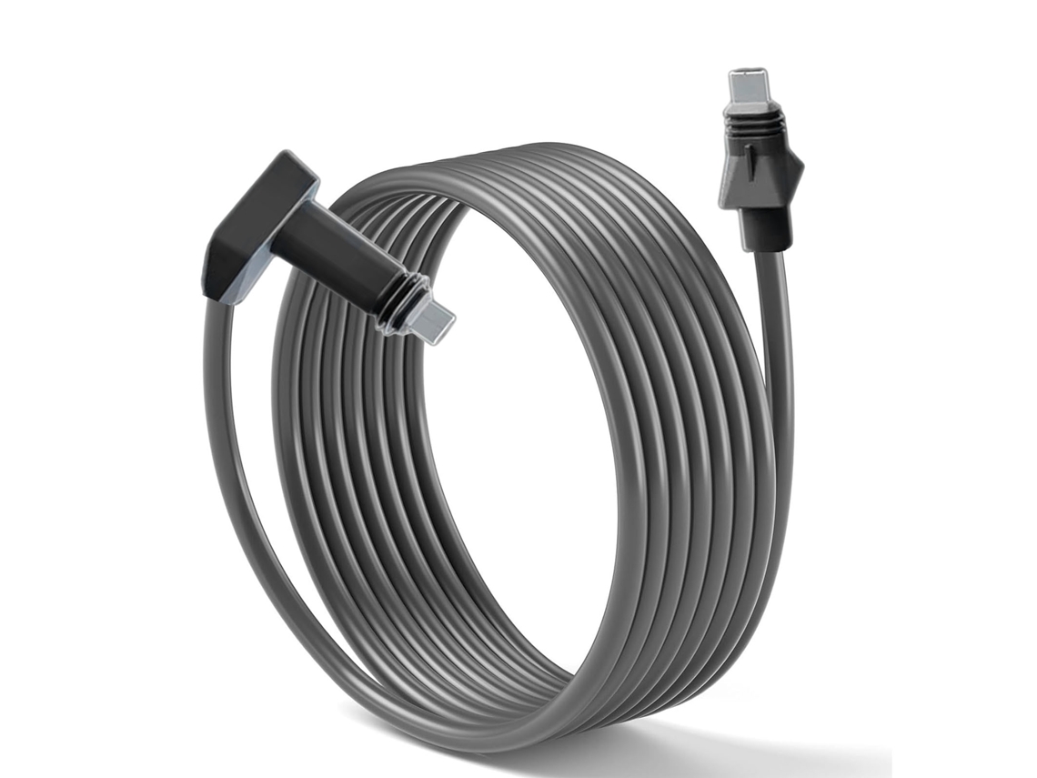 Cabo Poe Satélite 6ft 1.8m 1200mbps Cobre Único Impermeável Roteador