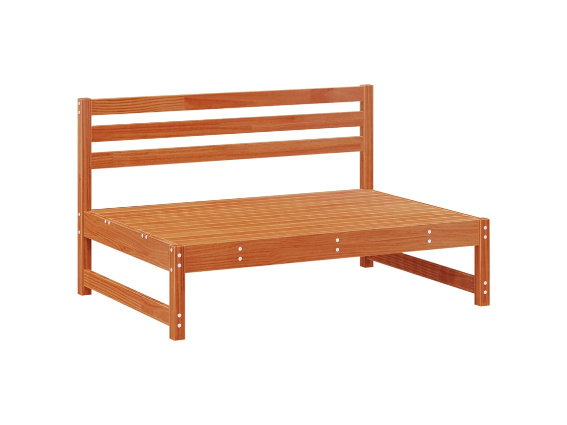 Maison Exclusive - Conjunto De Lounge De Jardim 6 Pcs Castanho Cera