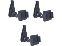 Suporte Para Celular Veicular De 3 Peças Com Clipe, Compatível Com Para-brisa.