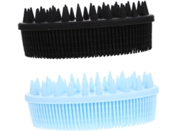Lurelia Kit De 2 Escovas De Banho Para Bebé De Cuidado Corporal, Antiderrapante E Massagem Suave