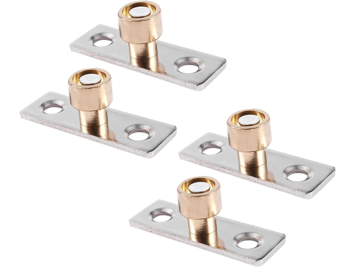 Batente De Madeira Para Porta Correr, 12 Mm Diâmetro, 4 Unidades