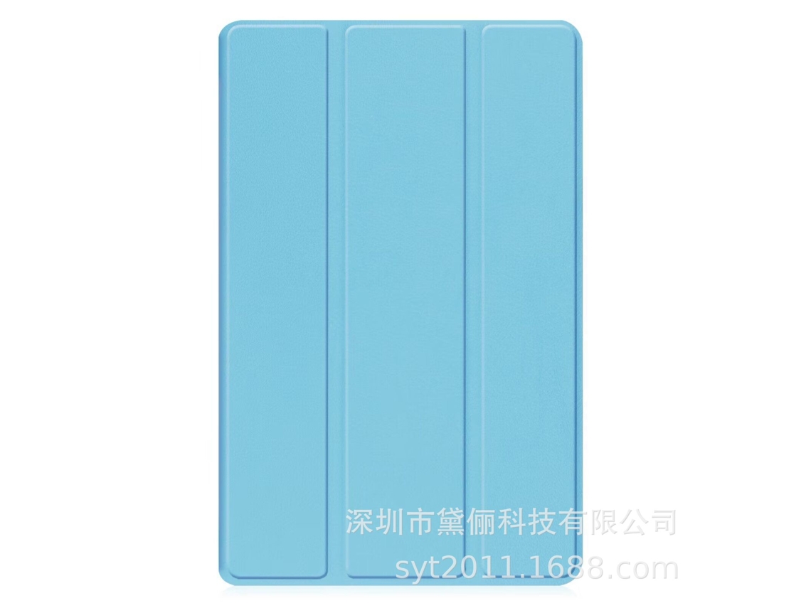 Capa Dobrável Em Três Partes/capa Planaazul Claro Lenovo Tab One / Tab K9 8,7 Polegadas Modelo 2025 Yunzii