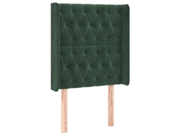 Headboard, Headboards Vidaxl Verde Veludo (83 X 16 X 118/128 Cm)