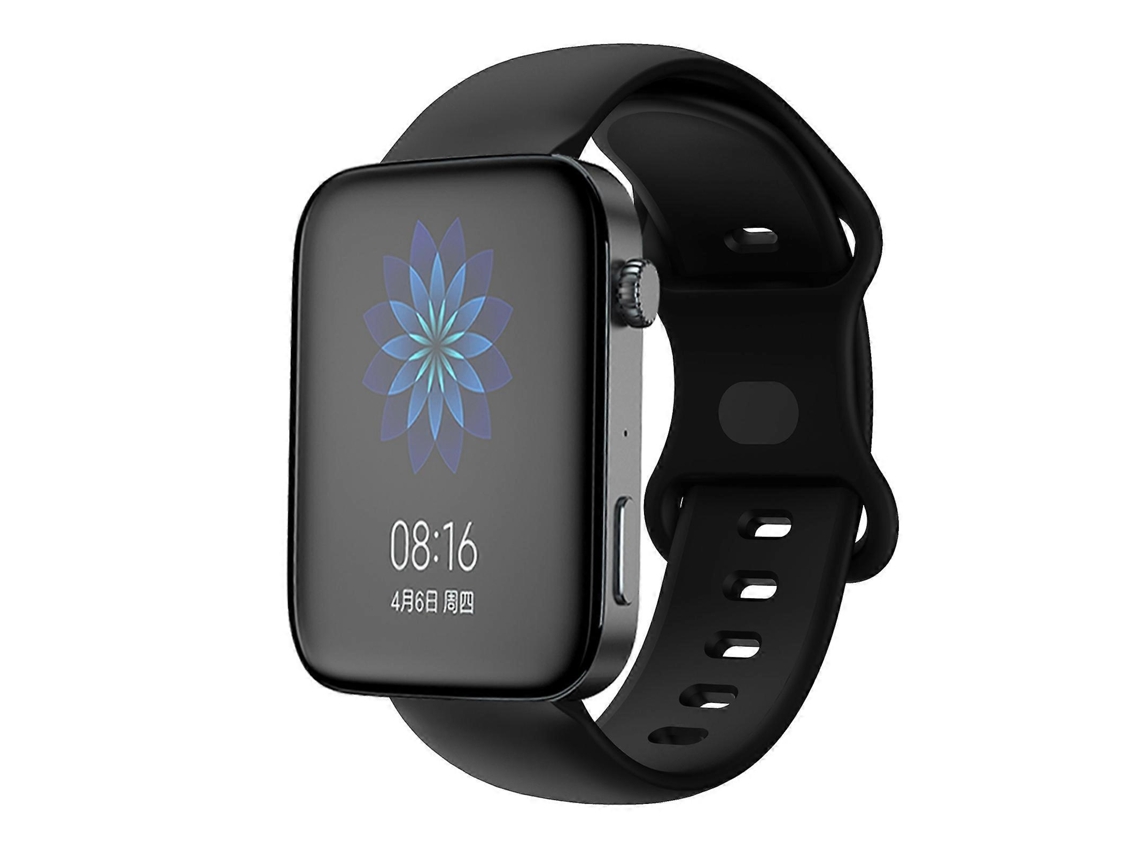 Pulseira De Silicone Com Fecho Borboleta De 18 Mm Para Xiaomi Mi Watch