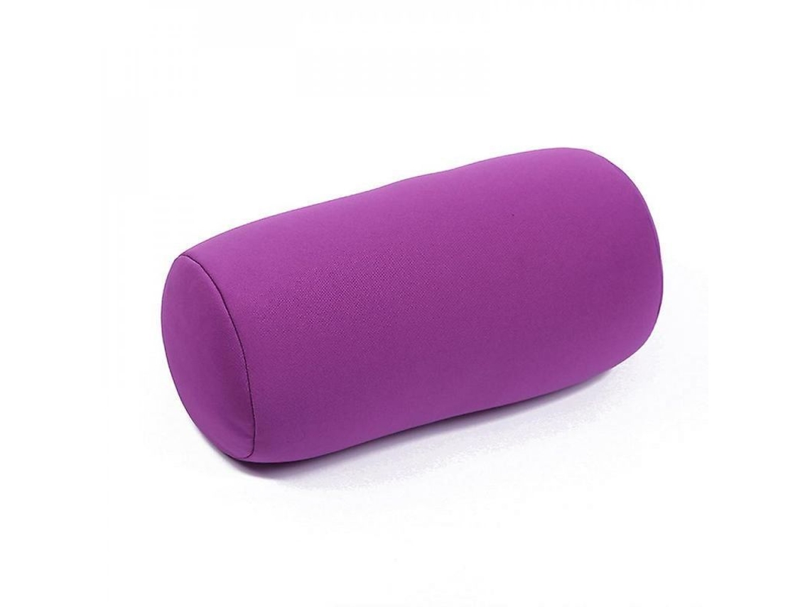 2026 almohada Cilíndrica Multifuncional de Color Sólido para Descanso Cómodo Y Portátil Púrpura