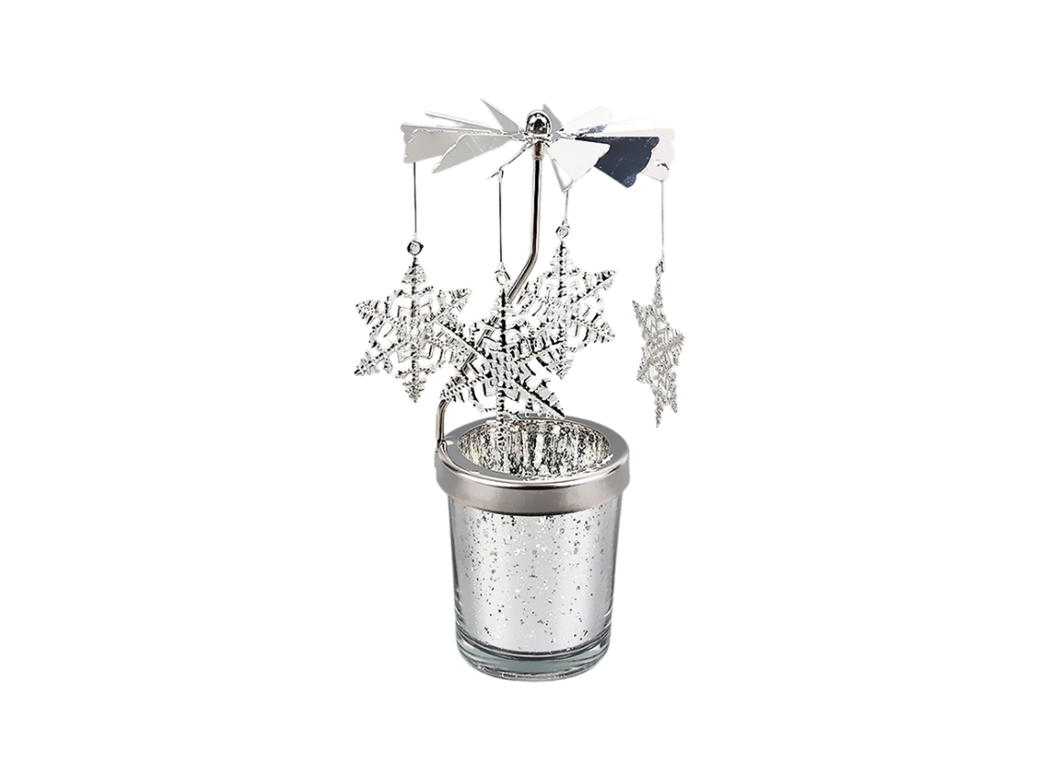 Luminária De Metal Aromática Giratória Anti Vento