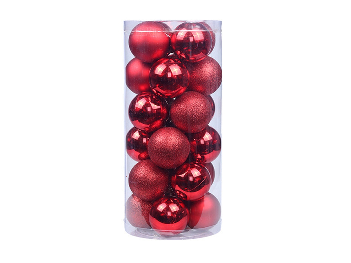 KOFIHETY Bolas De Natal 24 Unidades, Enfeites Indestrutíveis Para Árvore De Natal, Decoração De Festa E Casamento, 40mm