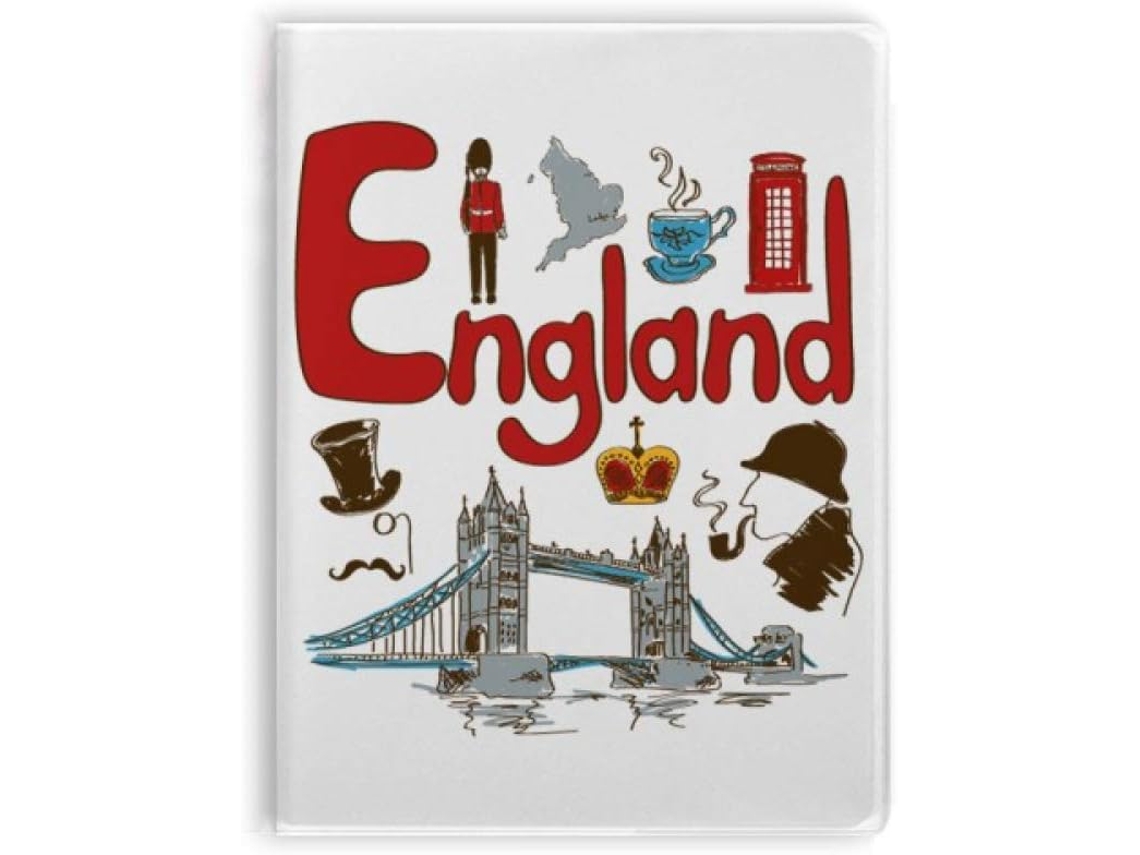 Carnet De Notas Com Sopa De Cobertura Motivo Símbolo Nacional De L'angleterre