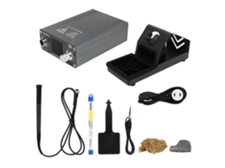 Estação de soldagem digital inteligente termostática portátil kit de solda elétrica de alta frequência 100‑240v plug us | S/MARCA
