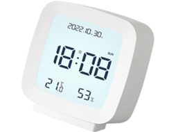 Despertador Digital Led Infantil Sixrun, Tamanho Compacto Com Detecção De Temperatura E Umidade Para Casa Ou Viagens