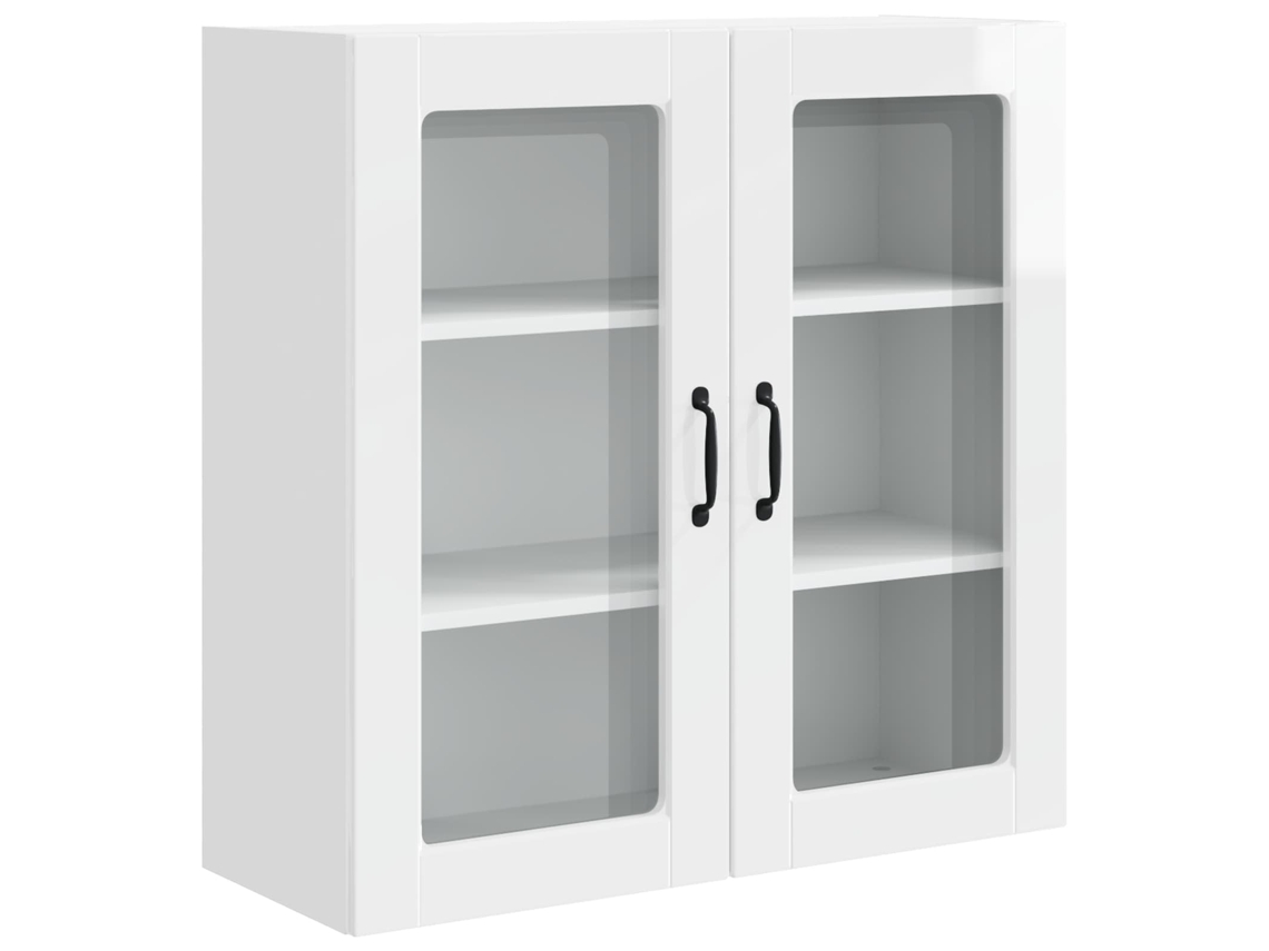 Armário de cozinha branco brilhante MAISON EXCLUSIVE com porta (80x31x80 cm)