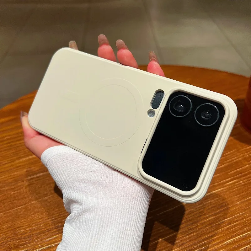 Capa Magnética De Silicone Líquido (branca Para Xiaomi 14 Ultra), Resistente A Impactos E Ultrafina.