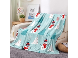 Manta de Flanela Fansu com Estampa 3d Quente e Macia Microfibra para o Inverno Ideal Cama Ou Sofá Adequada Adu