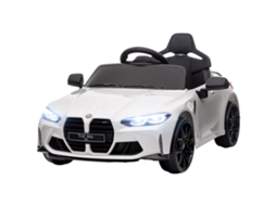 M4 Elétrico Infantil Branco (som, Luz, Controle Remoto, 3 5 Km/h, 3 5 Anos)