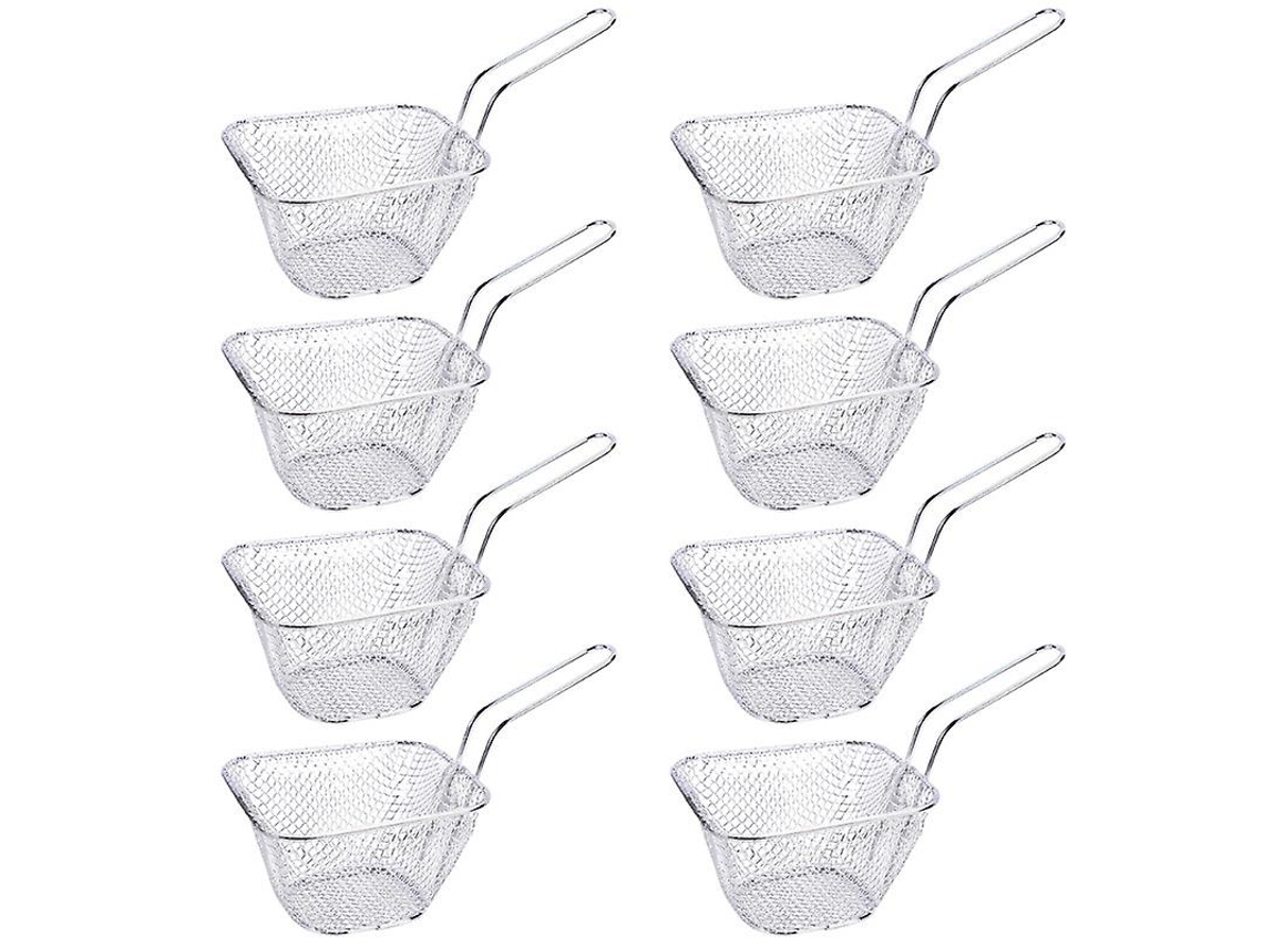 8pcs Cesta De Fritura Allinless