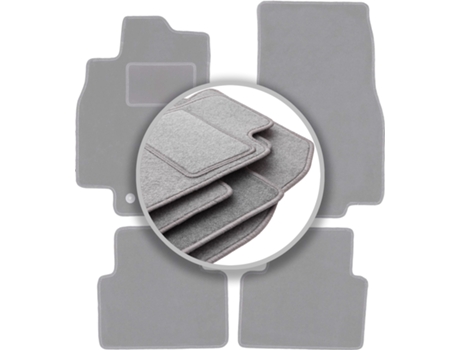 Tapetes Cinza Para: Mercedes Classe A W169 Hatchback (2004-2012)