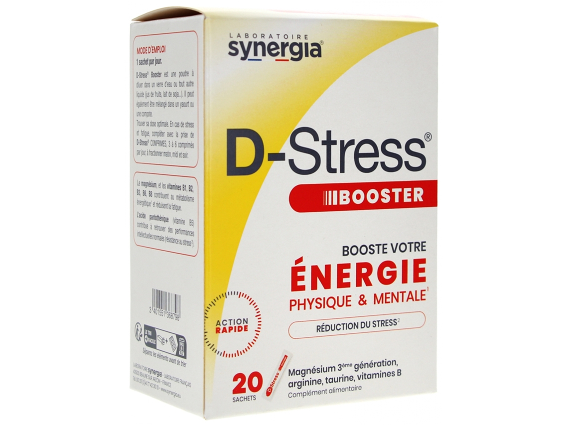 Estimulante D-Stress 20 Envelopes SYNERGIA