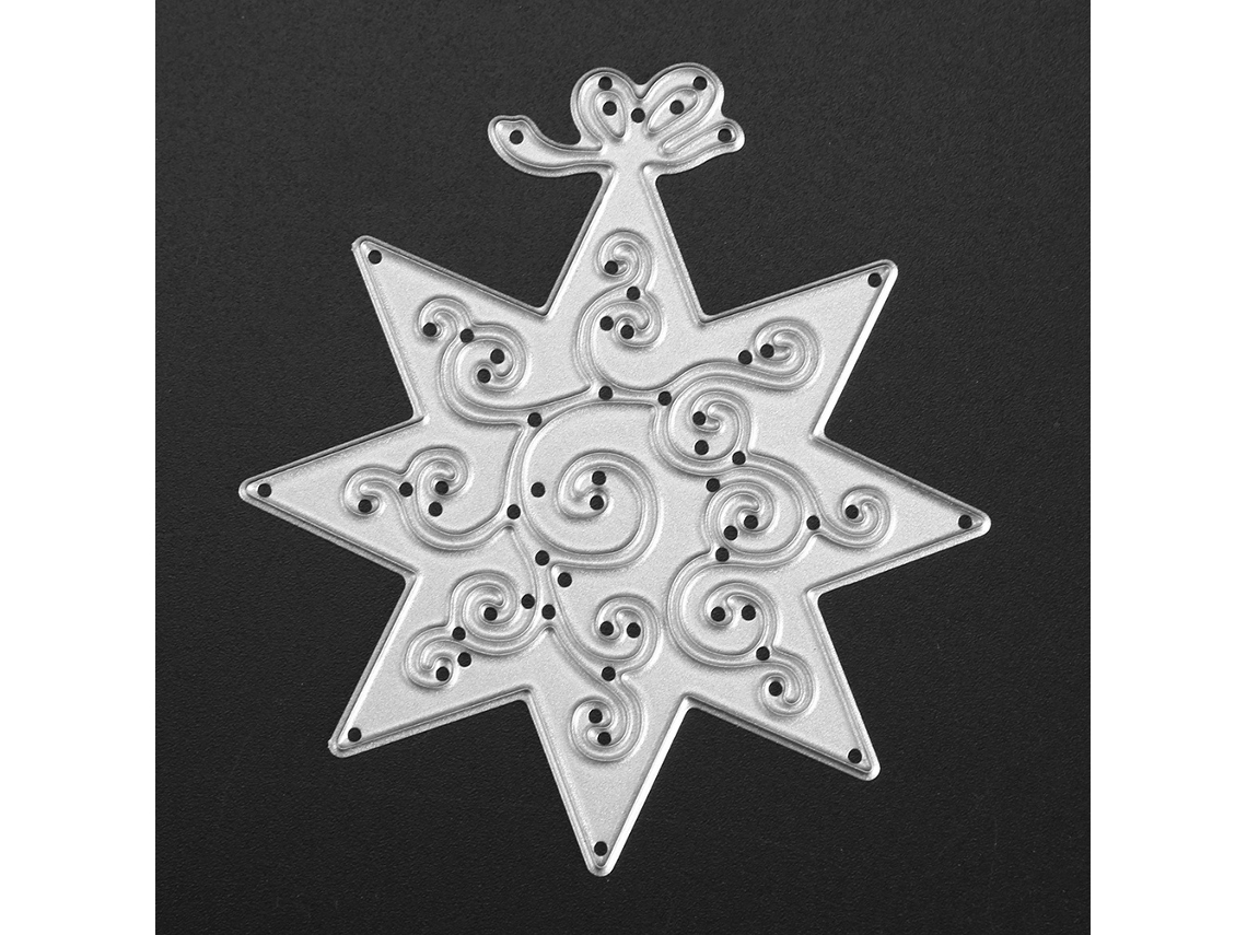 Molde De Corte Para Natal (material De Aço Carbono, Relevo E Corte Diy) Eoocoo