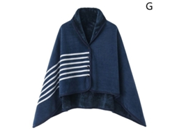 Cobertor De Lã Xadrez Portátil, Mantas Quentes De Inverno, Cobertores Grossos-aquaforge