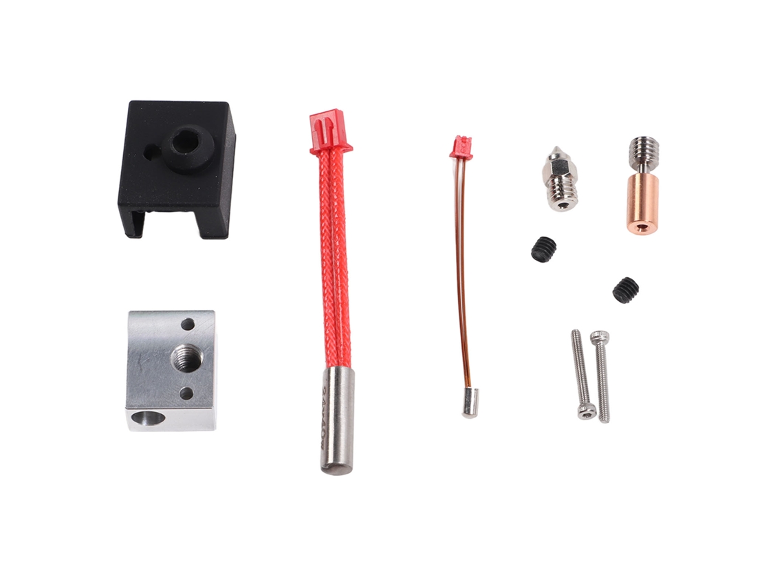 Kit Hotend Para Impressora 3d 300℃ Bico Gola Bloco De Aquecimento 24v 40w Para Ender 3 S1
