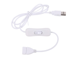 Cabo De Extensão Seguro Plástico Fácil De Operar Do Usb 2,0 Com Interruptor