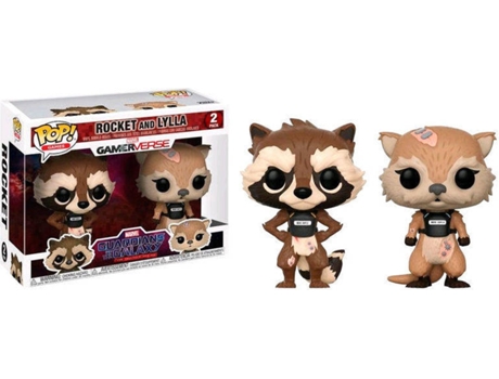 Conjunto de Figuras ! Marvel Guardians of the Galaxy Rocket e Lyla
