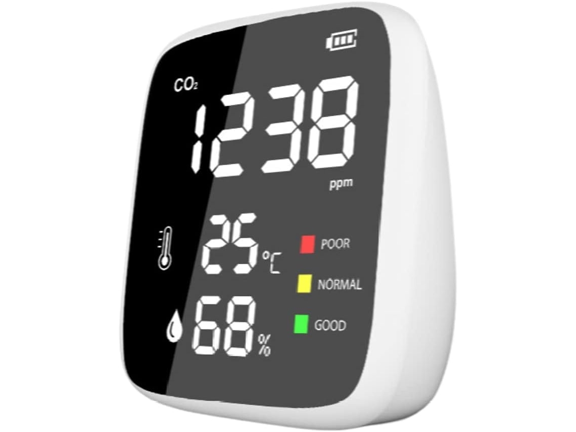 Lurelia Medidor De Qualidade Do Ar Pm2,5/co2, Temperatura/humidade, Sensor Ndir