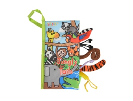 Livro Macio Com Caudas Jungle J8232 Jolly Baby Jolly Baby