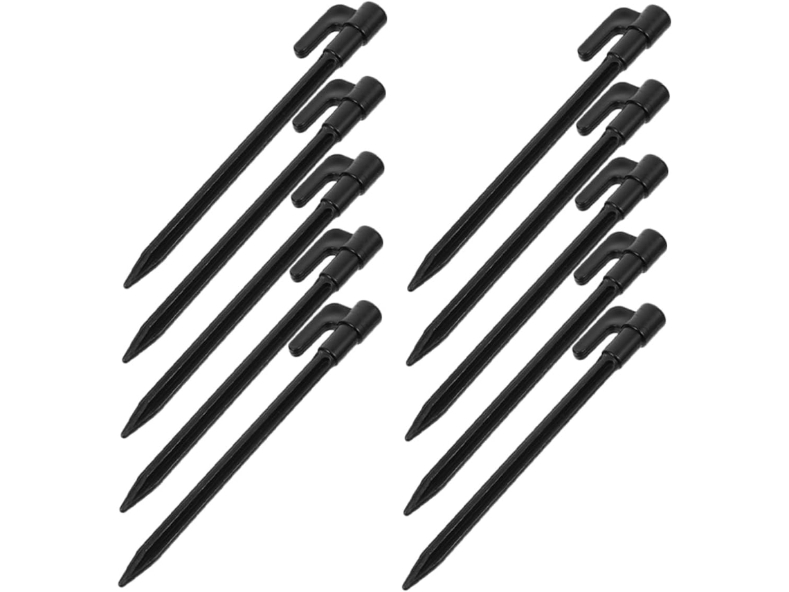 Estacas Plásticas Para Camping Barraca, Para Camping E Trilhas