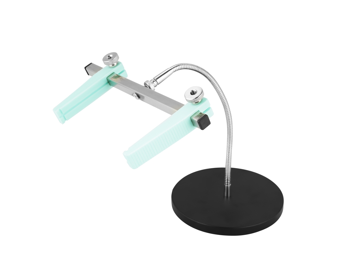 Fixture De Pcb Para Estación De Soldadura Con Base De Metal Pesado Y Soporte De Sujeción