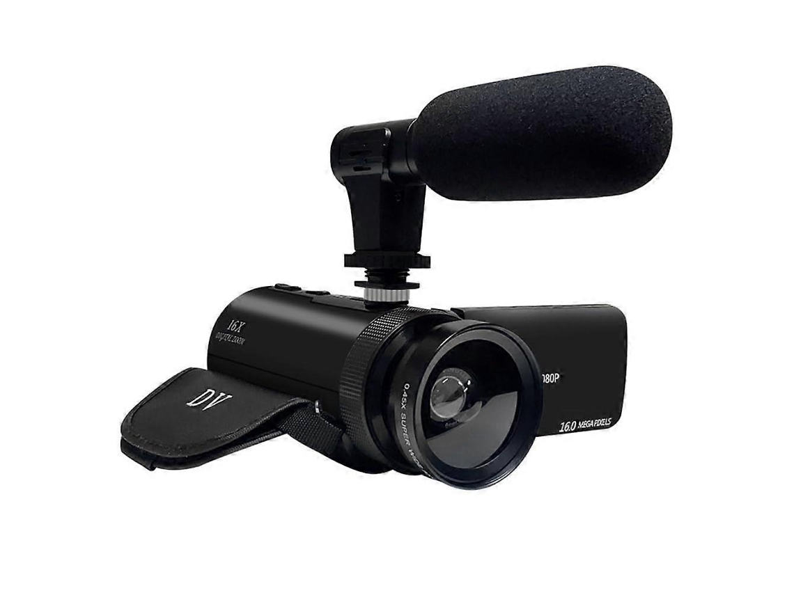 Gravador De Vídeo Dv Filmadora Gravação De Áudio Com Microfone Zoom Digital Máquina De Câmera De Vídeo Para Gravação De Vlogs Plugue Ue Nostalgia88