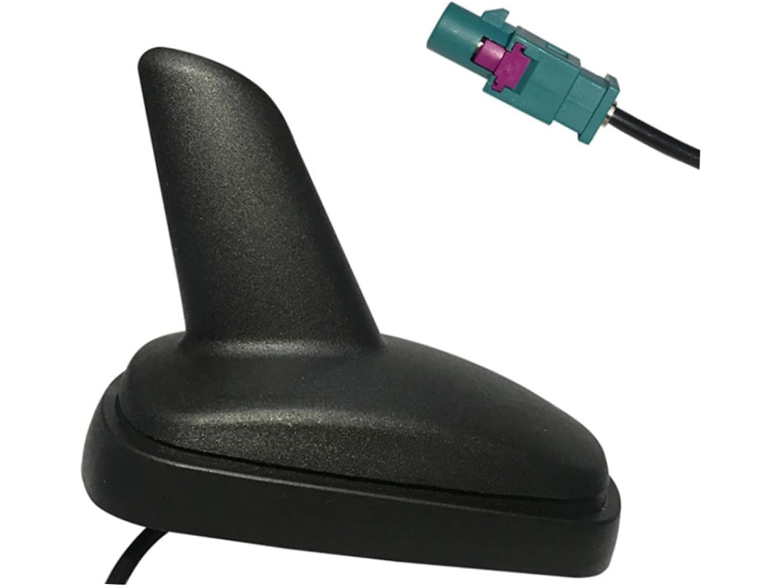 Antena De Carro Tipo Barbatana Tubarão,curta Metal Para Rádio Substituição