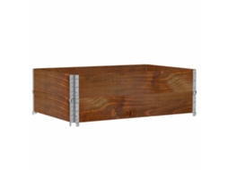 Garden Planter, Garden Planters Vidaxl Marrom Madeira De Pinho (120 X 80 X 41 Cm)