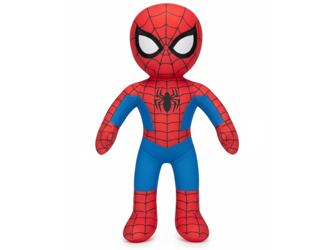 Peluche Spider Man Com Som 38cm Avengers Marvel 760021696 Vermelho Azul