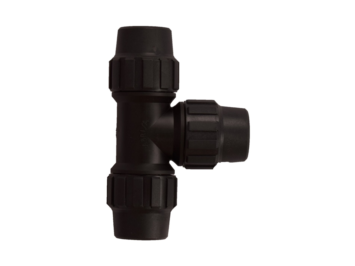 Te 3 Bocas Iguales De Polietileno Para Tubería De Riego Por Goteo - Varias Medidas Pack 5 Uds 20mm