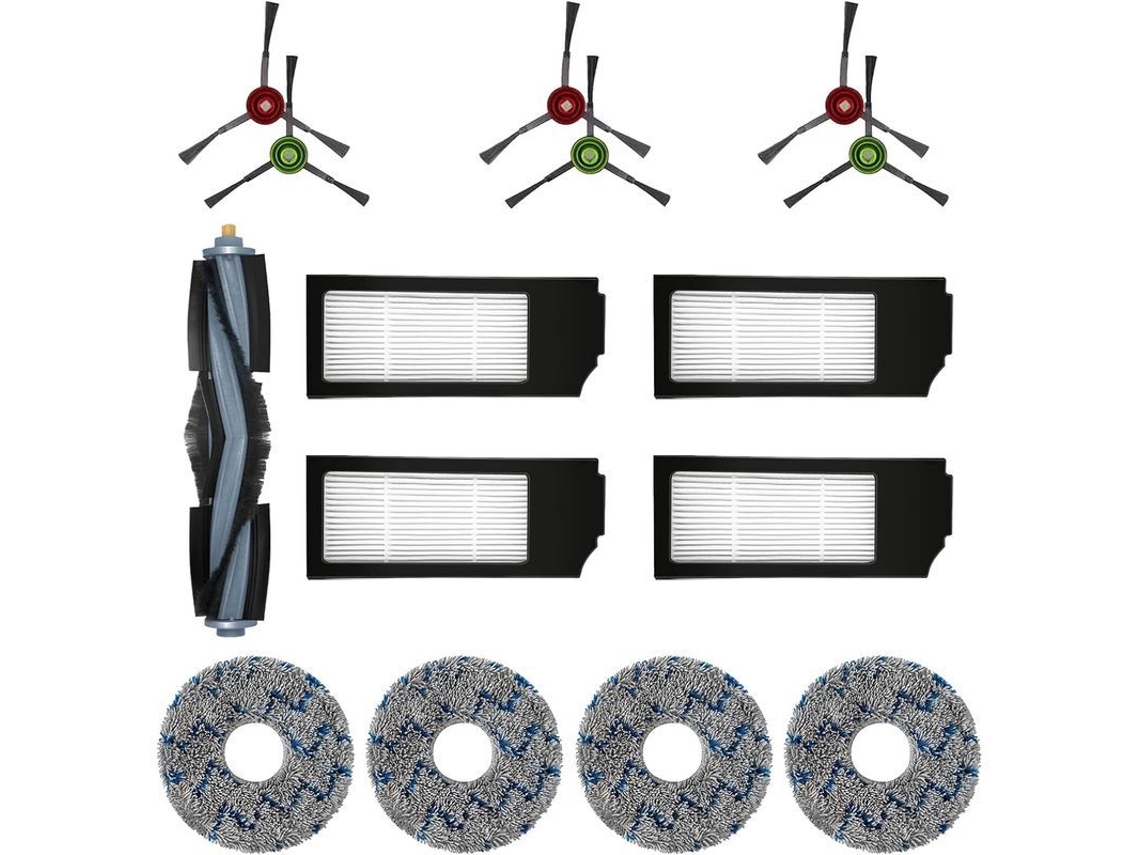 Conjunto de 15 Peças de Pano de Substituição para Ecovacs Deebot T20 T10 X1 Omni | S/MARCA