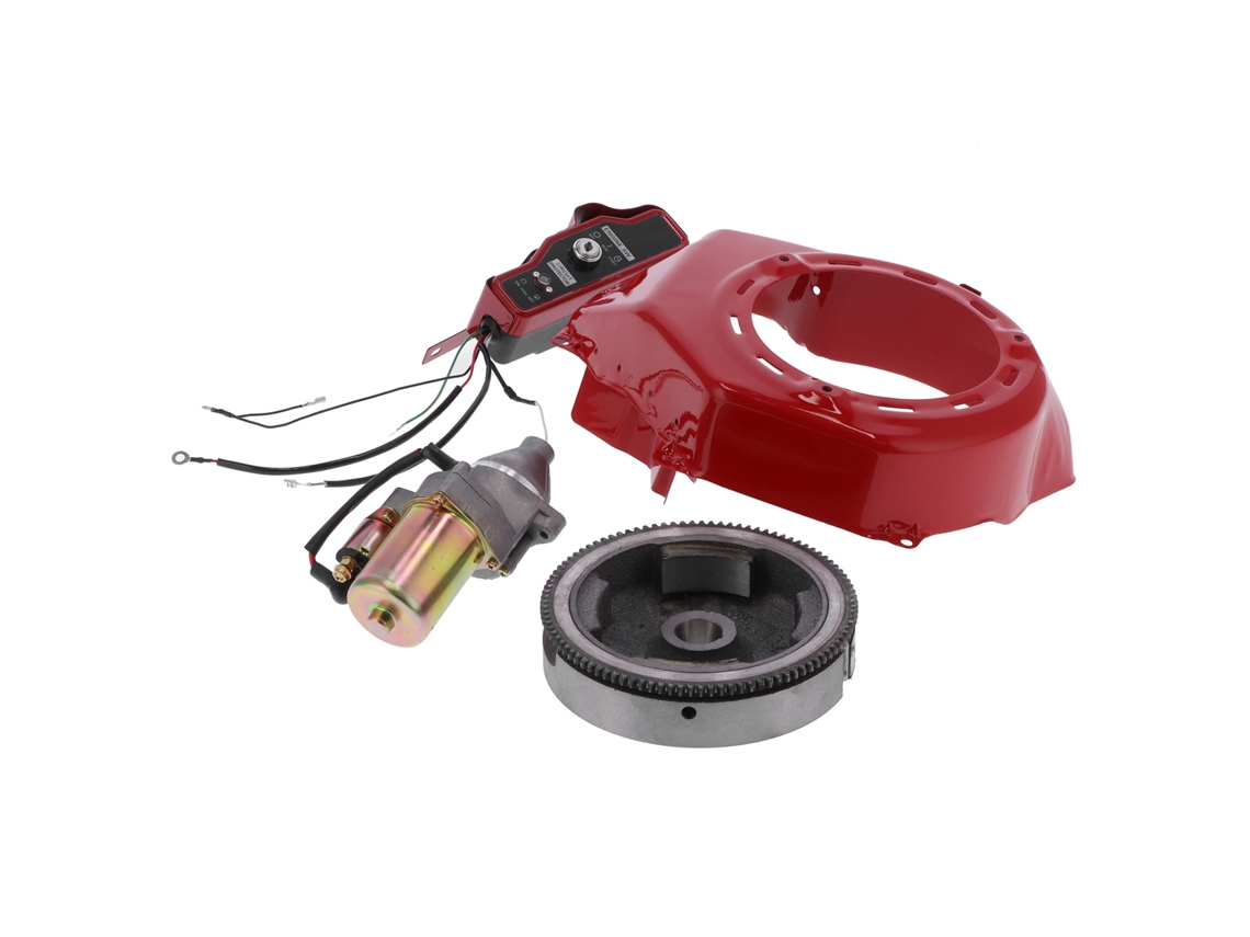 Kit De Arranque Elétrico Para Motor A Gasolina Laxiscreed De Ferro Fundido, Compatível Com 188f/190f/192f, 5-6.5kw