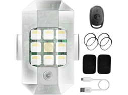 Luzes Led Intermitentes, Iluminação Anticolisão, À Prova D Água