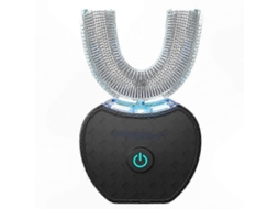 Escova De Dentes Elétrica Em Formato De U Para Limpeza Completa Da Boca, Com Tecnologia De Clareamento 360°.