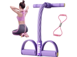 Aparelho Para Exercícios Abdominais Com 8 Tubos | Maximiza Os Resultados Use Faixas De Resistência Pedal E