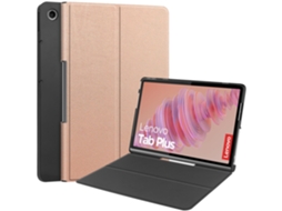 Capa Para Lenovo Tab Plus Tb351fu 2024 Ouro Rosa