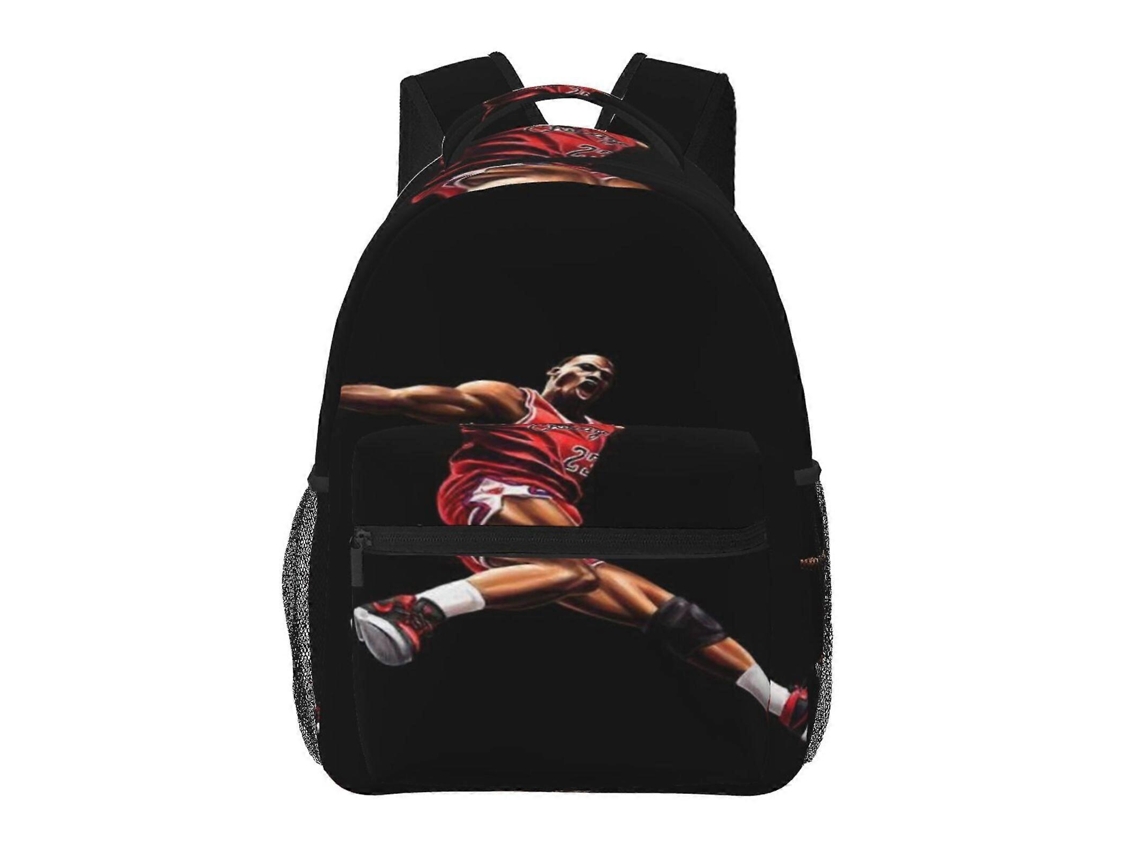 Mochila T87 Michael Jordan Para Escola E Trabalho, Leve E À Prova Dágua, Mochila Estilosa Para Estudantes E Adultos. Olysi Shop