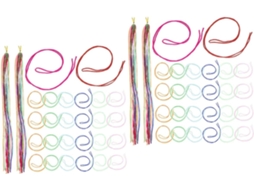 Conjunto De 12 Acessórios De Cabelo Coloridos Para Meninos E Meninas, Ferramentas Para Trançar.