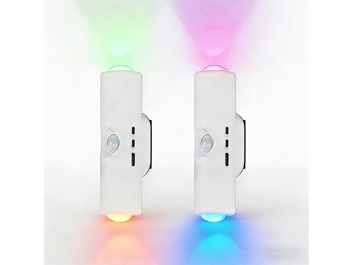 Luminária Ambiente Led Recarregável Com Sensor De Movimento