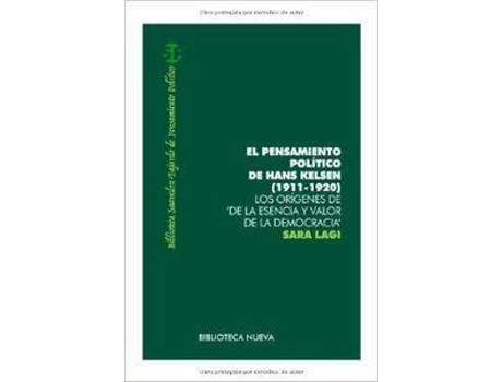 Livro Pensamiento Politico De Hans Kelsen (1911-1920)