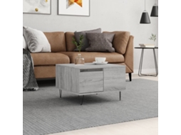 Vidaxl Mesa De Centro 55x55x36,5 Cm Derivados De Madeira Cinza Sonoma