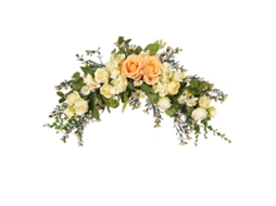 Decoração De Porta Com Rosa E Baby's Breath Laxiscreed Para Morinda, Corredor E Entrada
